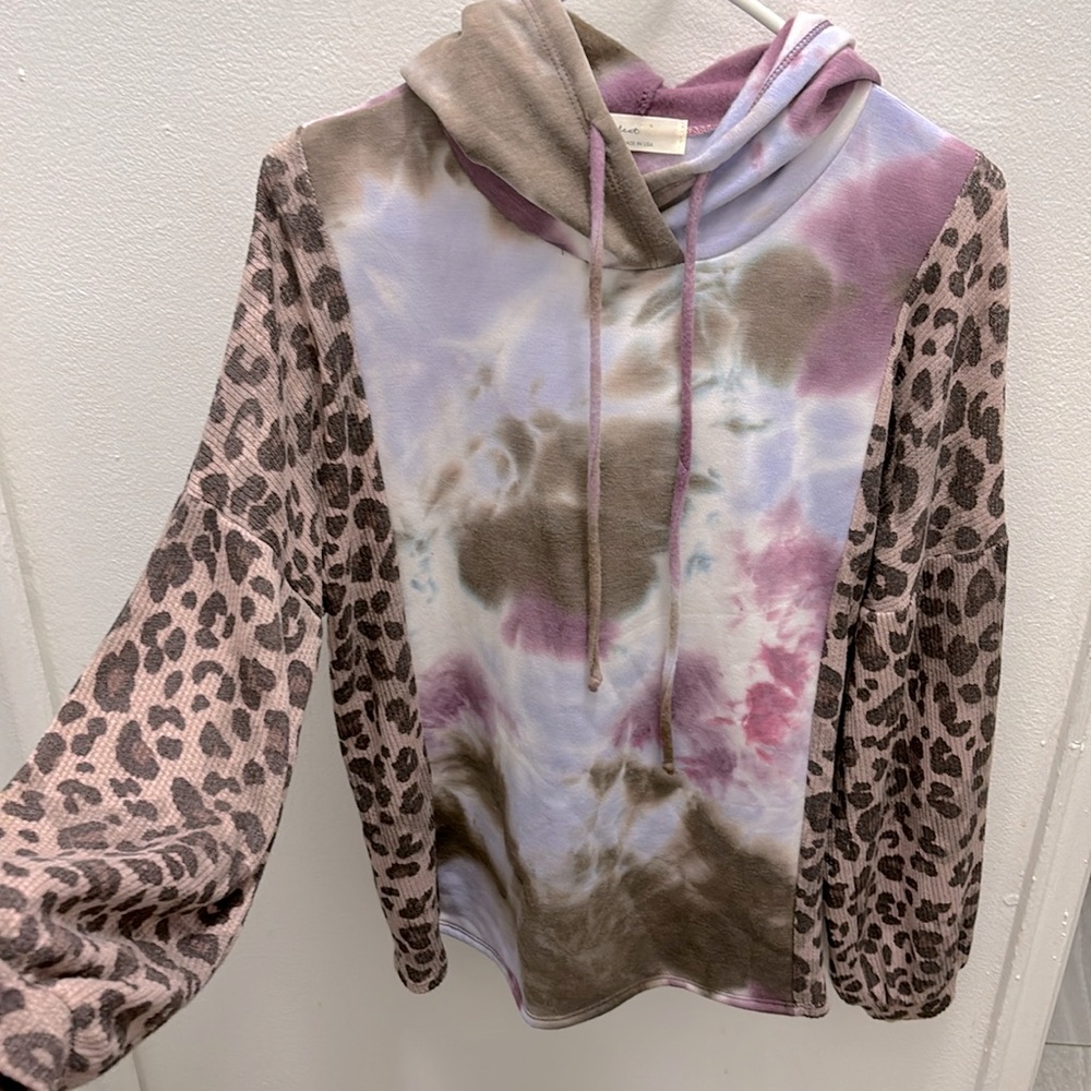Tie-Dye Fleece Pullover